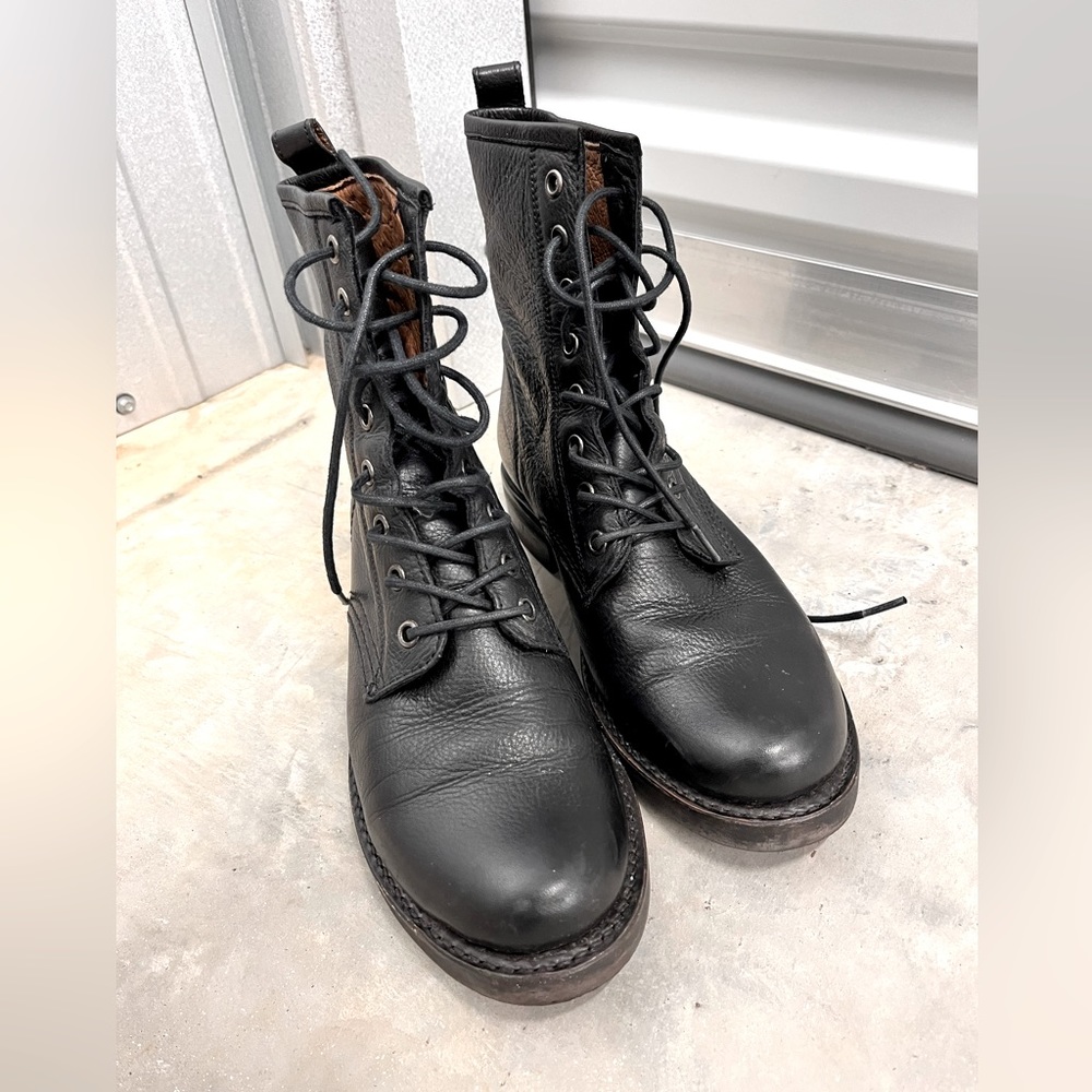 Frye Veronica Combat Boots